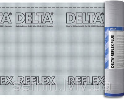 Пароізоляція Dorken Delta Reflex (Дьоркен Дельта Рефлекс) рулон 1,5х50 м.п рулон 75 м2