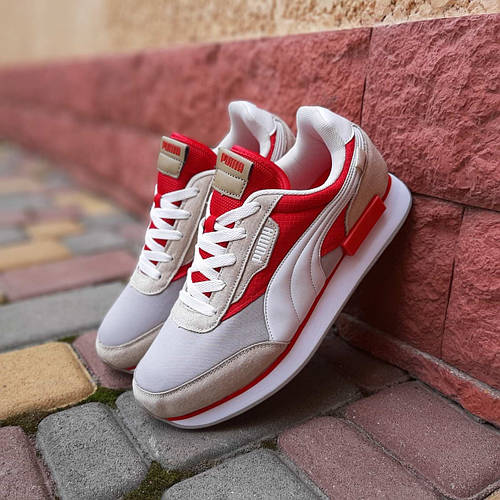 Купить Кроссовки весна лето мужские красные Puma Future Rider. Обувь ...