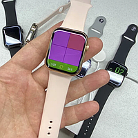 Apple Watch 8 45mm 1:1 GS8 Pro Max Люксовая новинка Эпл вотч смарт часы Золото