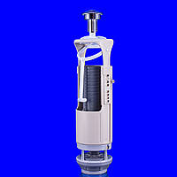 Зливний механізм однокнопковий для бачка унітаза