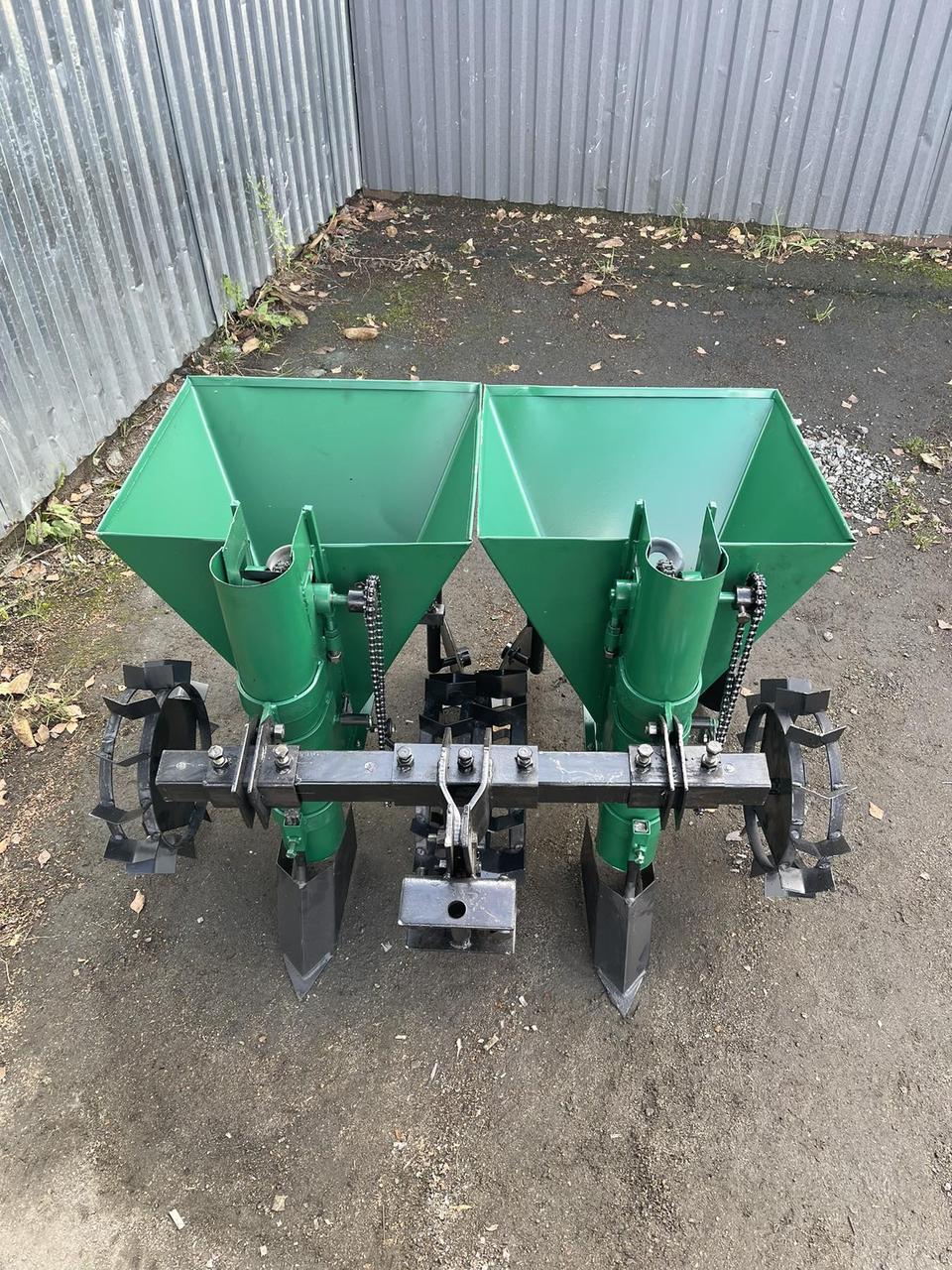 Картоплесаржалка дворядна 68 л для мототрактора (1 т), фото 1