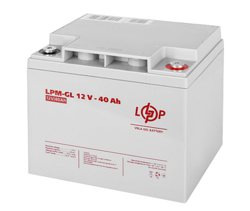 Гелева акумуляторна батарея LogicPower LPM-GL 12-40AH