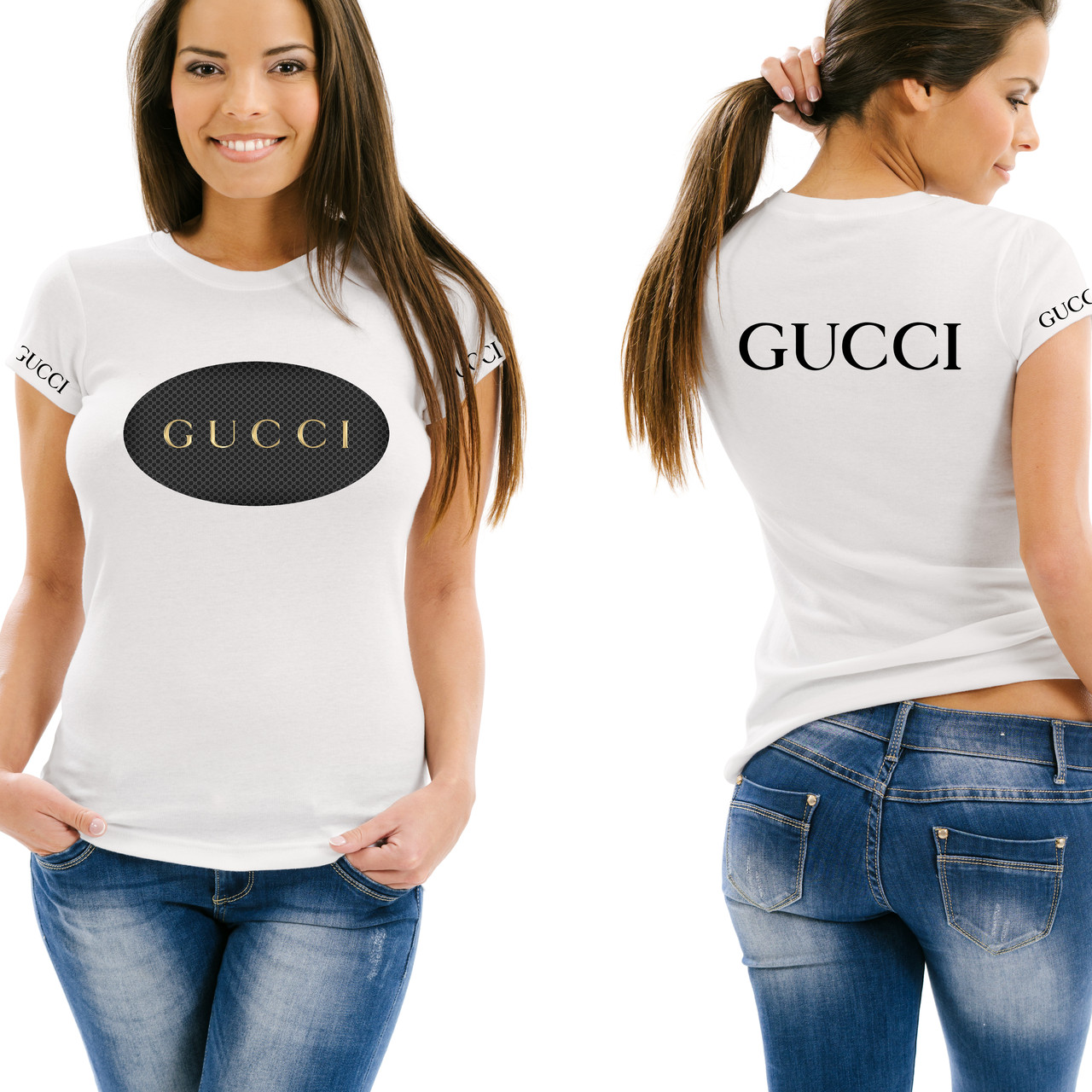 Жіноча футболка Гуччі/ Футболка Gucci, фото 1