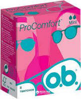 Тампони гігієнічні O.b. Pro Comfort Mini, 8 шт