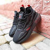 Літні кросівки жіночі чорні з червоним Adidas ZX 2K. Жіночі кроси для дівчат у чорному кольорі Адідас ЗХ 2К, фото 8