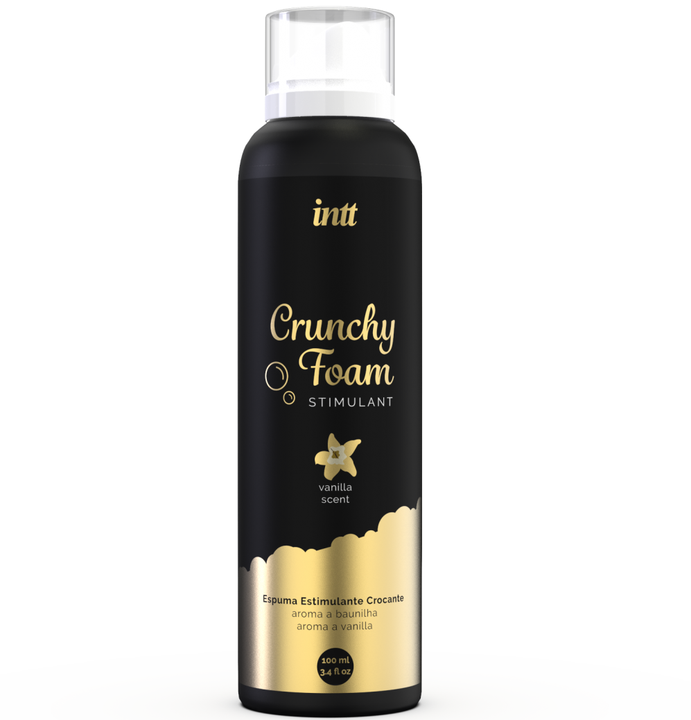 Шипуча піна для масажу Intt Crunchy Vanilla 100 мл LOVE-SHOPE