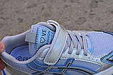 Дитячі тканинні кросівки Angel сітка сині Р32-35, фото 6