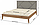 Ліжко двоспальне дерев'яне з м'яким узголів'ям"Нью-Йорк", фото 4