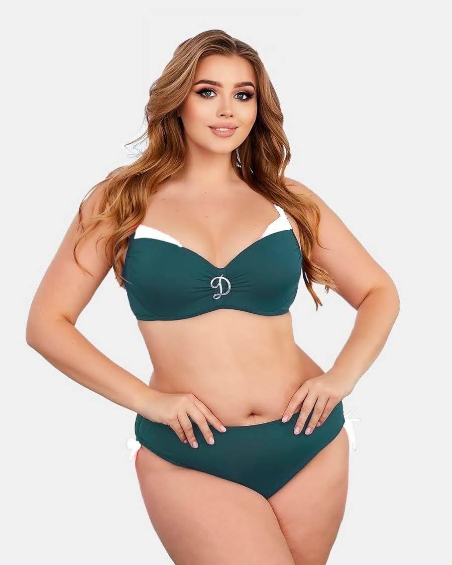 ОПТ Купальник роздільний жіночий Z.Five 068 зелений на 48 50 52 54 56 укр розмір