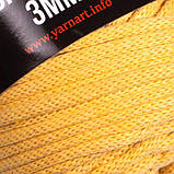 Пряжа YarnArt Macrame Cord 3 мм №764 Жовтий, фото 3