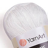 Пряжа YarnArt Macrame №154 Білий, фото 3