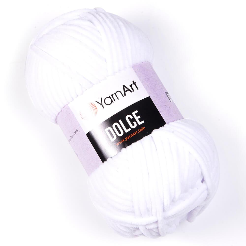 Пряжа YarnArt Dolce №741 Білий