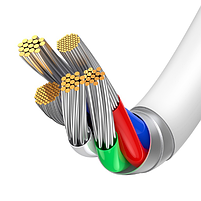 Кабель USB PD Lightning/Type-C BASEUS CATLYS-02 20W 0,25м білий, фото 3