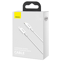 Кабель USB PD Lightning/Type-C BASEUS CATLYS-02 20W 0,25м білий, фото 7
