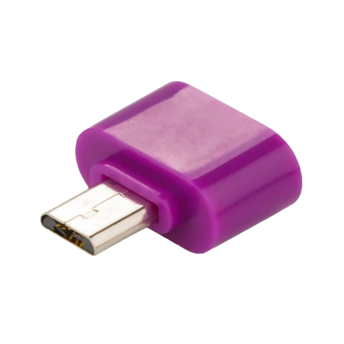 Перехідник Walker OTG USB - microUSB NO-02 Plastic short