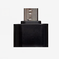Перехідник Walker OTG USB - microUSB NO-02 Plastic short, фото 4