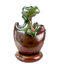 Повітряна кулька стояча "Яйце Тиранозавра", 34х52 см