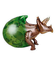 Повітряна кулька стояча "Яйце Трицератопса", 70х43 см