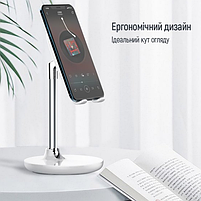 Тримач автомобільний для мобільного ColorWay CW-SH013-WT білий, фото 8