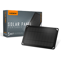 Портативная зарядная солнечная панель Videx VSO-F505U 5W