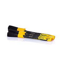 Work Stuff Detailing Brush Rubber Black - Кисть для наружной мойки 16 / 30 mm