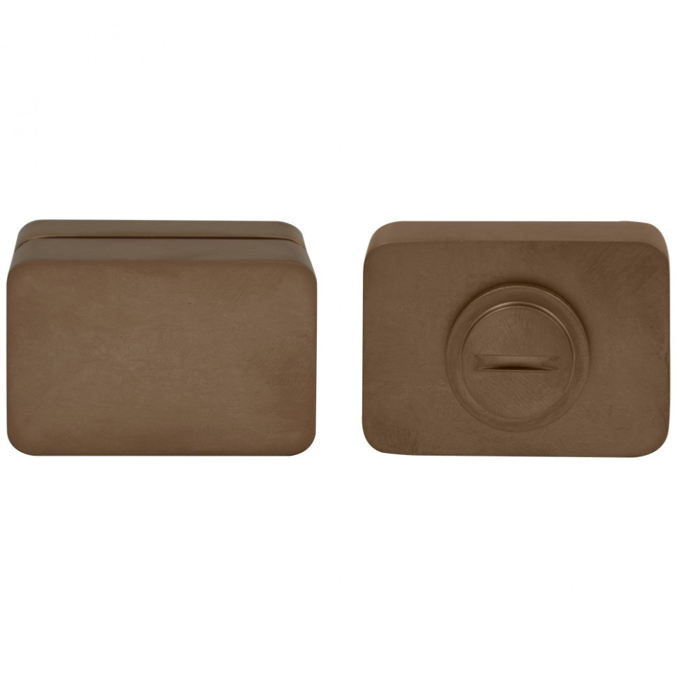 Дверна накладка (розетка) під фіксатор M&T Minimal 000641 WC TIN-B Титан, фото 1