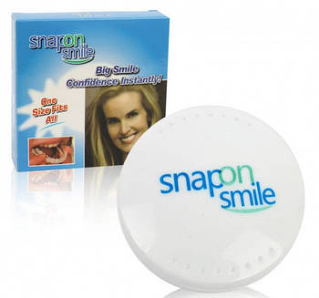 [ОПТ] Накладні знімні вініри для зубів Snap-On Smile з кейсом для зберігання, Ортодонтична накладка на зуби