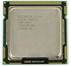 Процесор Intel® CoreTM i5-760 LGA1156 2.80-3.33GHz