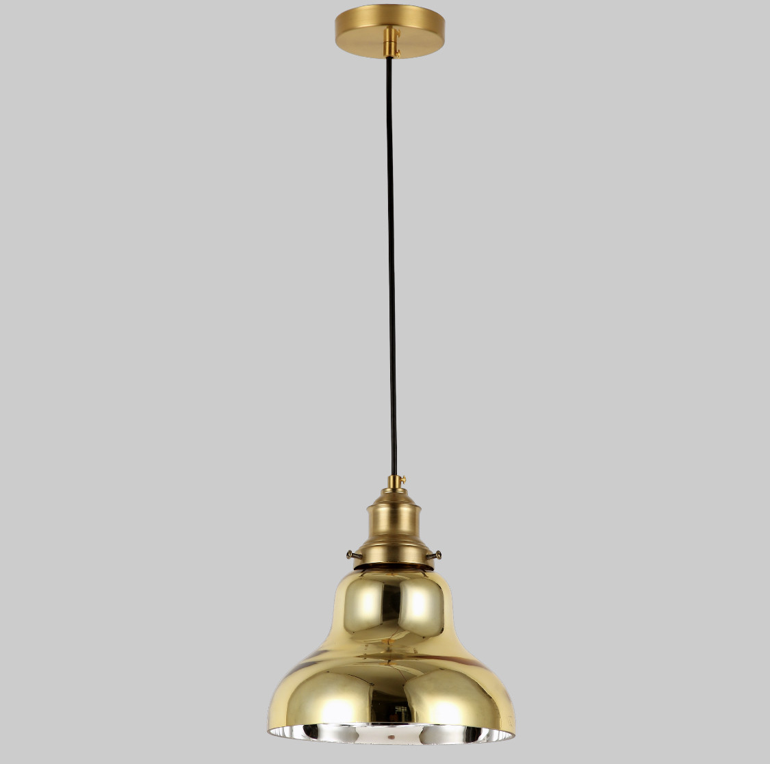 Бронзовий підвіс із золотим склом 916-02-1 GD