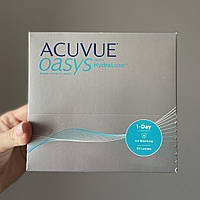 Контактні лінзи Acuvue Oasys 1-Day with HydraLuxe, 90 шт