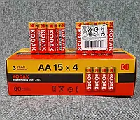 Пальчиковые Батарейки KODAK R6/AA не заряжаемые