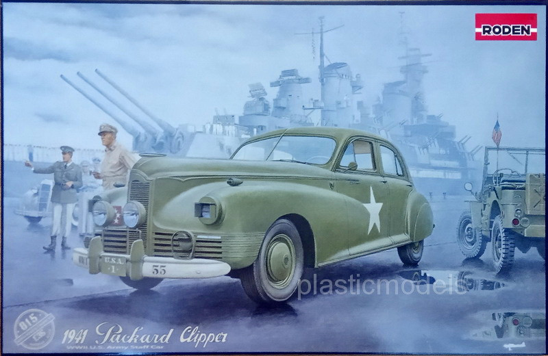 Пластикова модель 1/35 Roden 815 американський легковий автомобіль Packard Clipper 1941
