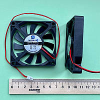 Вентилятор (кулер) 12V 0.2A, 70х70х10 мм, 2 pin