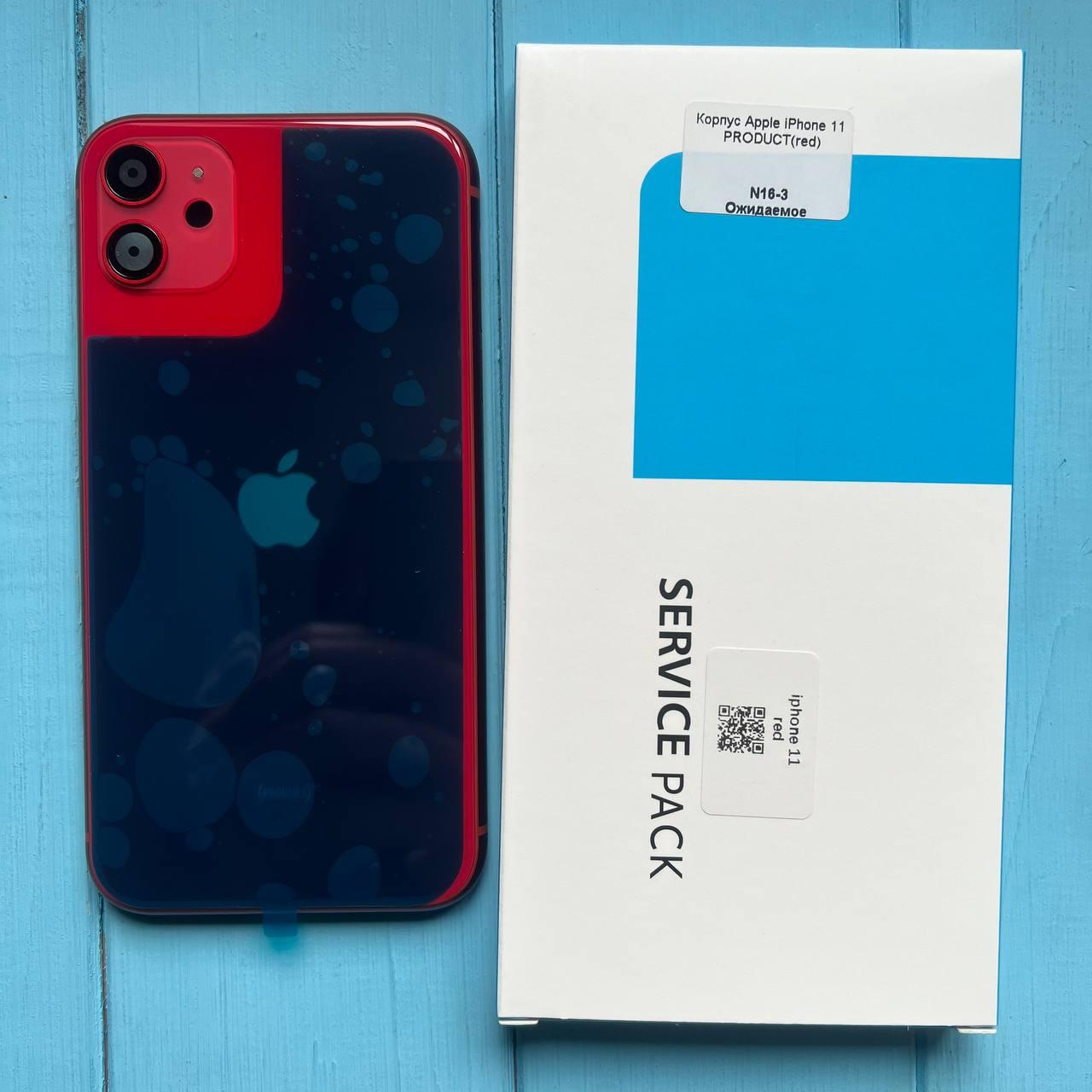 Корпус Apple iPhone 11 Red, фото 1