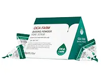 Содовий скраб для обличчя з центелою азіатської FarmStay Cica Farm Baking Powder Pore Scrub