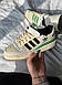 Жіночі Кросівки Adidas Forum 84 Low Beige Green 36-39-40, фото 8