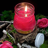 Гелева свічка Чародійка троянда