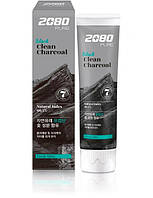 Зубная паста с древесным углем 2080 Pure Black Clean Charcoal Toothpaste 120г