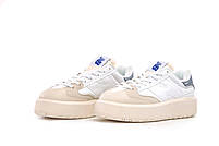 Жіночі кросівки весна кремове літо New Balance CT302 White Cream Grey. Взуття жіноче біле Нью Баланс СТ302, фото 5