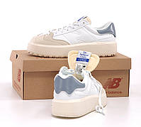 Жіночі кросівки весна кремове літо New Balance CT302 White Cream Grey. Взуття жіноче біле Нью Баланс СТ302, фото 7