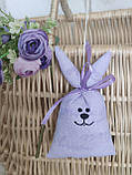 Великодня іграшка кролик, кролик ручна робота на великодній кошик, кролик з духмяними травами, фото 10