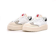 Кросівки весна літо білі New Balance CT302 White Cream Black. Взуття жіноче біле Нью Баланс СТ302, фото 5