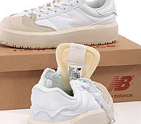 Кросівки жіночі весна літо білі із кремовим New Balance CT302 White Cream. Жіноче взуття Нью Баланс СТ302, фото 8