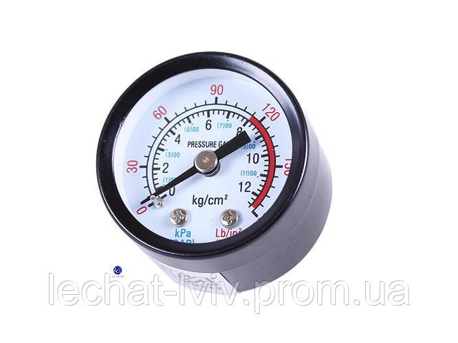 Купить Манометр для компрессора черный 40мм 1/8 - Compressor, цена 217 ...