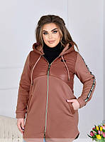 Куртка женская демисезонная, большой размер, 8-185 | 50-64 размеры