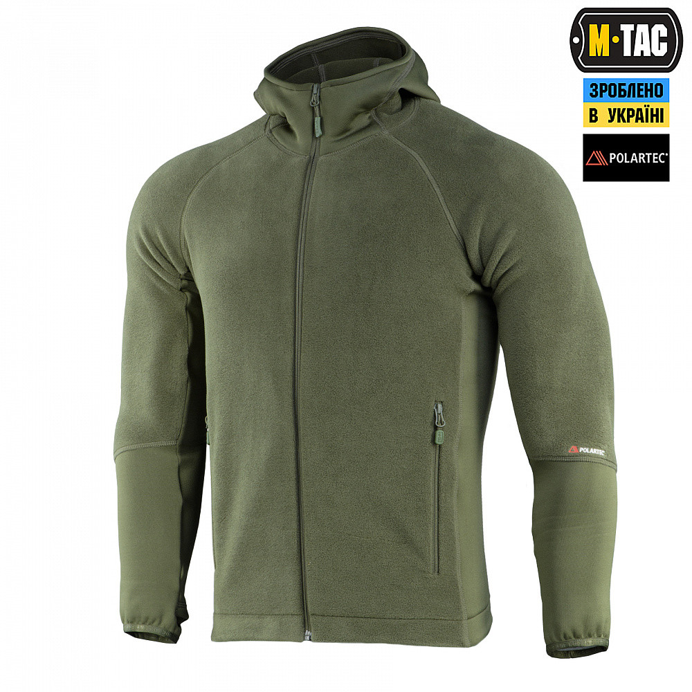 M-TAC КОФТА HOODIE POLARTEC SPORT ARMY OLIVE