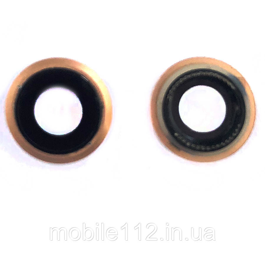 Скло камери Apple iPhone 8. iPhone SE 2020 (із золотистим кільцем), фото 1