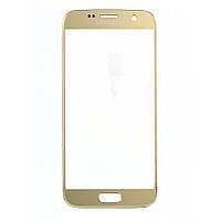 Стекло дисплея Samsung Galaxy S7 G930F золотистое