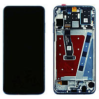 Екран (дисплей) Huawei P30 Lite MAR-LX1 Nova 4e з тачскріном з синьою рамкою 6 Gb - 48 Mp