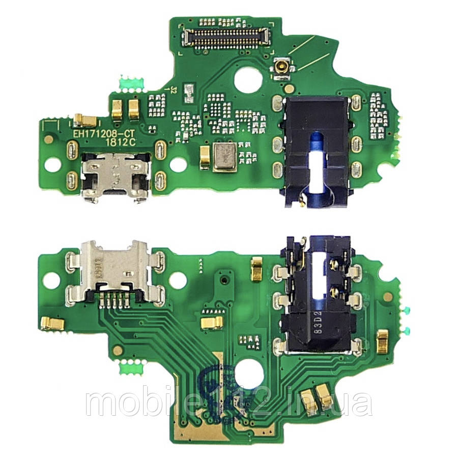 Шлейф Huawei Honor 9 Lite LLD-L31 L11 з роз'ємом зарядки та навушників, мікрофоном - нижня плата, фото 1